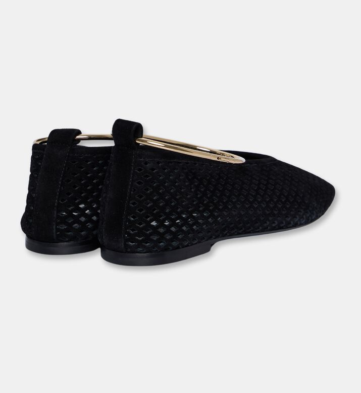 Jil Sander Lazered Suede Pointed-toe Flats, Packshot View