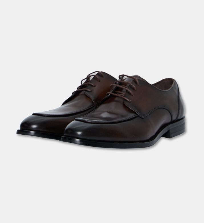 Pollini Shoes Formal Lace Up Leather, Brown, Eu-40, Packshot View