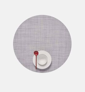 مفرش طبق دائري صغير بنسيج السلة