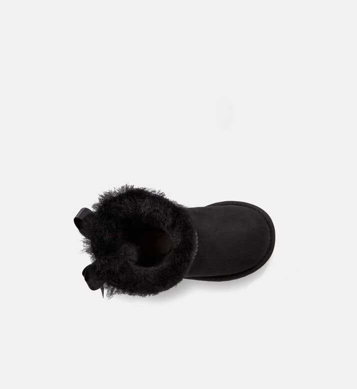 Ribbon-detail Mid-calf Boots