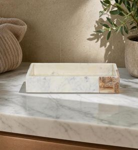 Home Deco and More Marbz Marble 4-piece Bathset, Model View