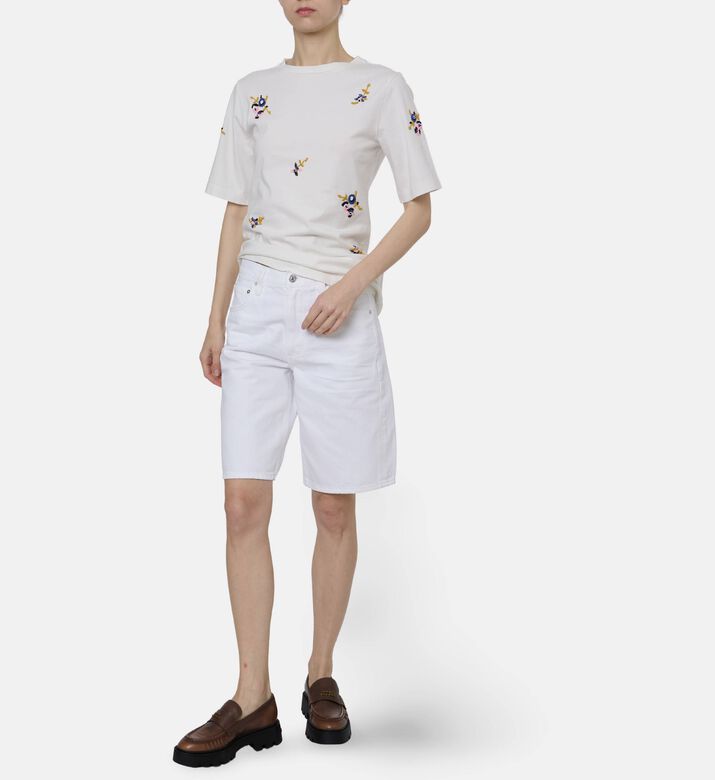 Beatrice B Embroidered Short-sleeve T-shirt, Model View