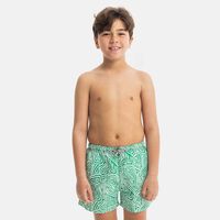 Mini Green Labyrinth Swim Shorts