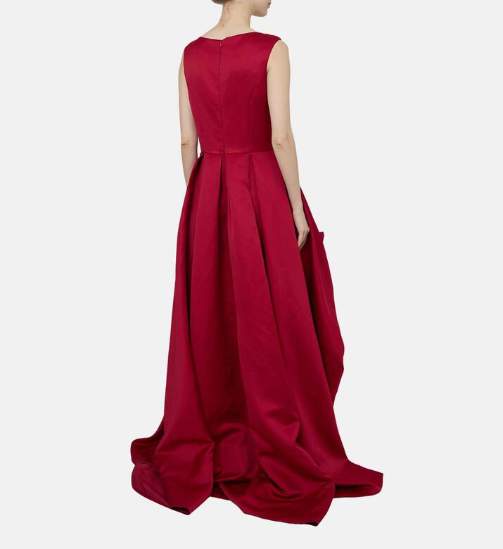 Gathered Detail Long Dress