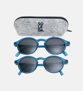 Denim Blue Uv-protection Sunglasses Denim Blue Uv-protection Sunglasses