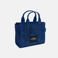 The Crystal Denim Small Tote Bag