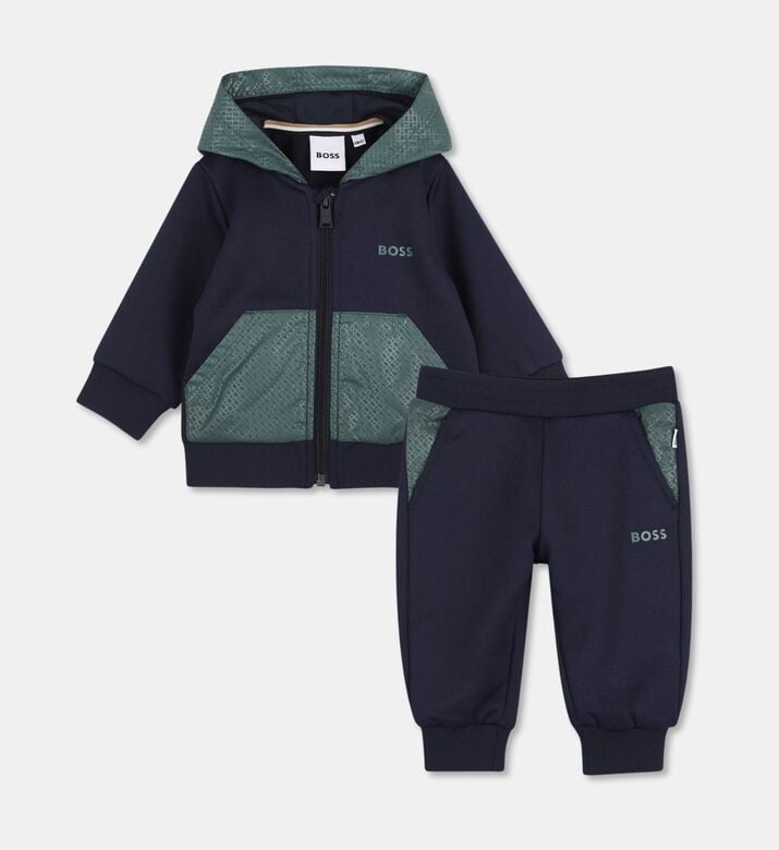 Boss Monogram Hooded Fleece Set, Packshot View