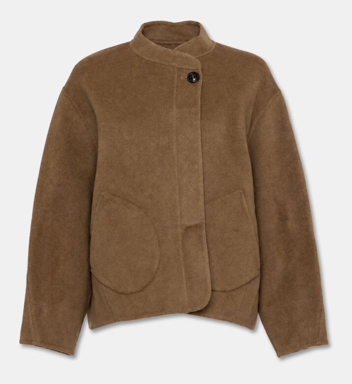Soeur Windsor Cashmere Wool Coat, Packshot View