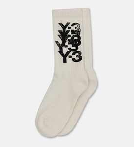 Y-3 Logo-print Regular-fit Socks, Packshot View