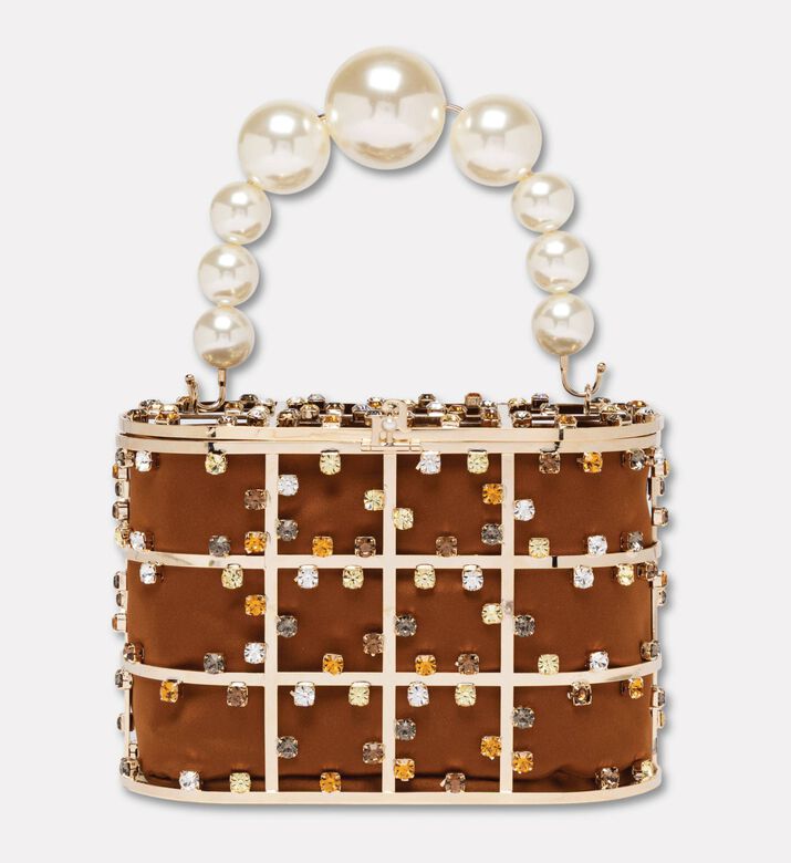Rosantica Holli Lucine Crystal Pearl Mini Bag, Packshot View