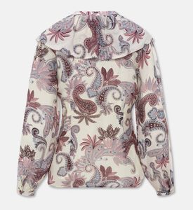 Carter and White Yasmine Printed Ruffled Blouse, Packshot View