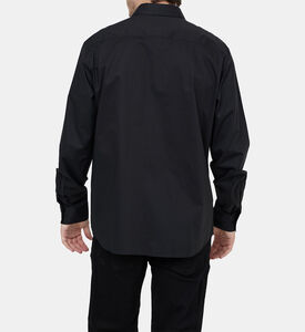 قميص قطني بأكمام طويلة