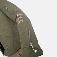 Embroidered Patch Long-sleeve Jacket