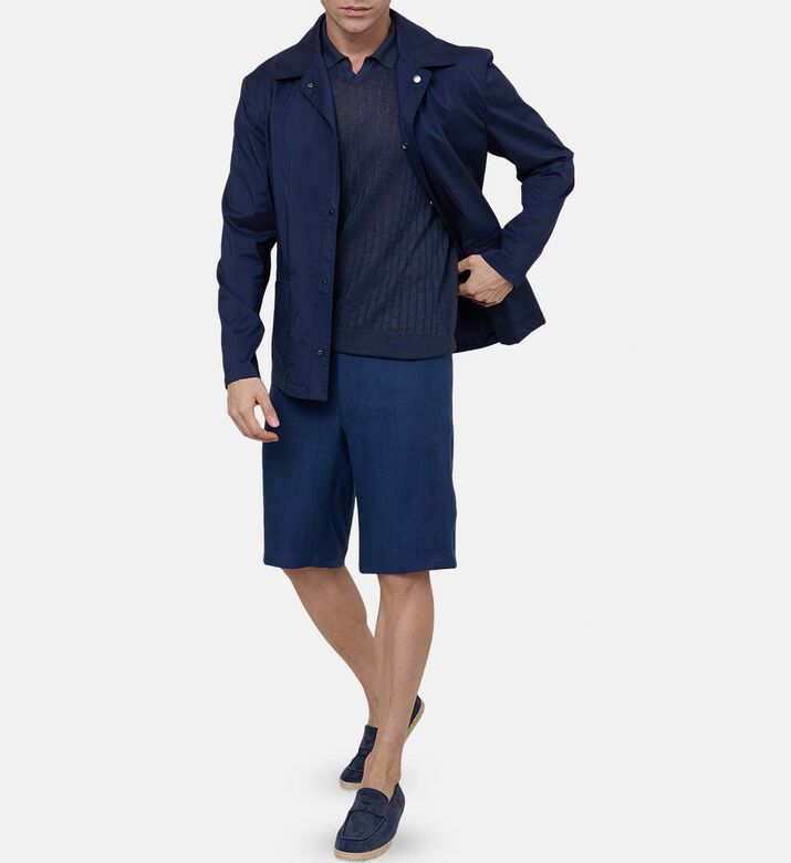 Linen Bermuda Shorts