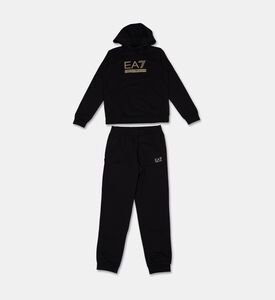 EA7 Tracksuit Visib, Black, 8y, Packshot View