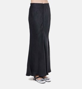 Mermaid Hemline Flared Maxi Skirt