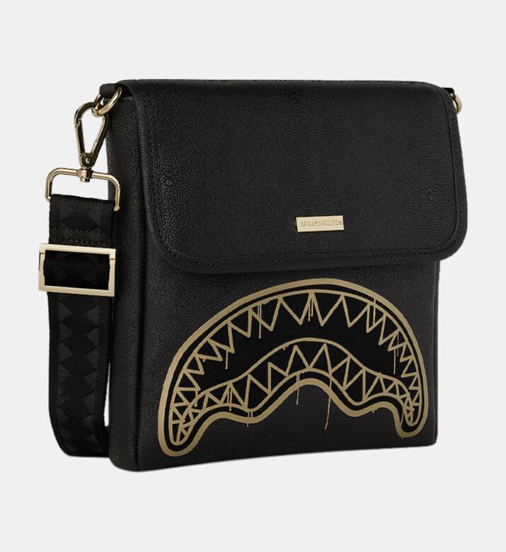 Sprayground Gilded Drip Crossover Clutch, Packshot View