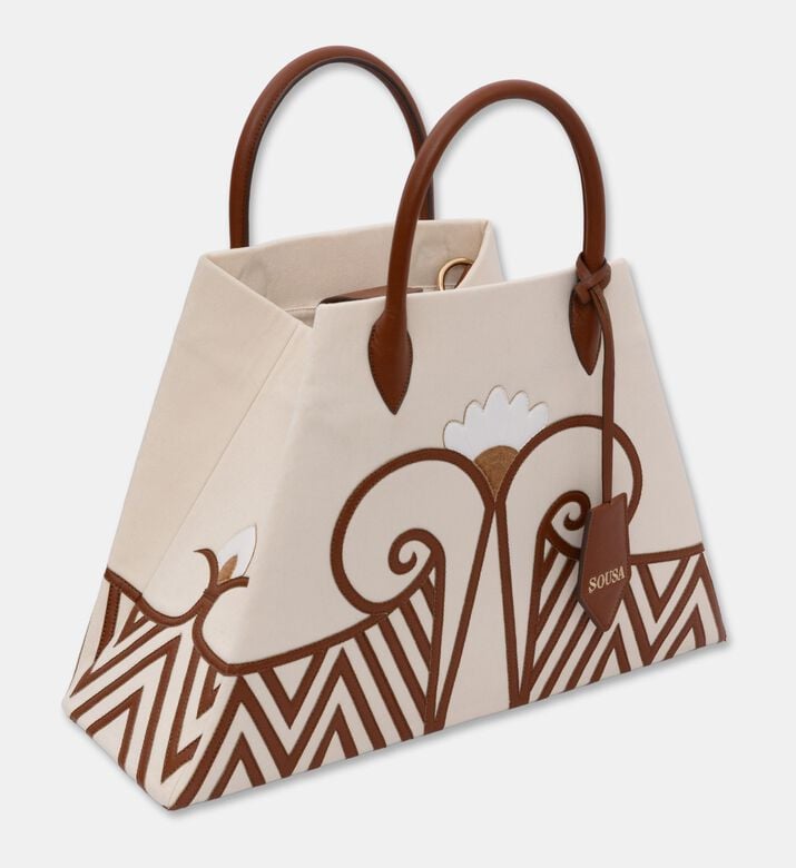 Arad Ghaderian Sousa Gabardine Leather Tote, Packshot View