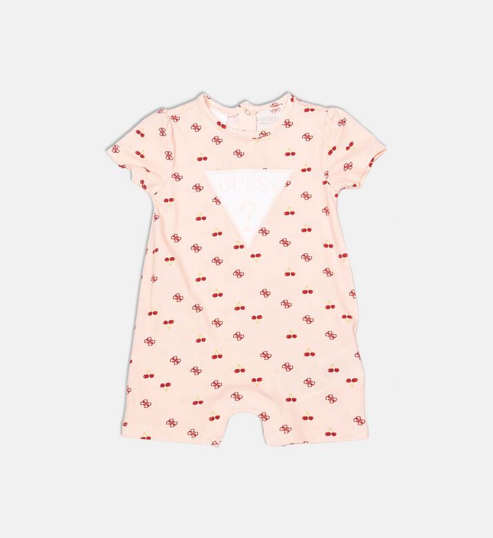 All-over Cherry-print Romper