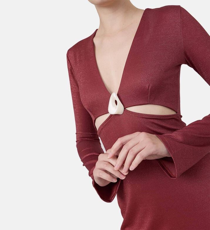 Long-sleeve Flared Dress Long-sleeve Flared Dress