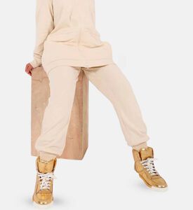 بنطال رياضي بقصّة مريحة وشعار جانبي للجنسين