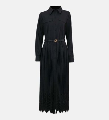 Handmade Pleats Chemise Dress