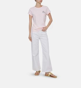 Love Edge-to-side Bonding Crewneck T-shirt