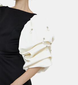 Puff Sleeve Maxi Dress