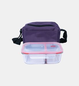 حاوية زجاجية حقيقية لحقيبة الغداء