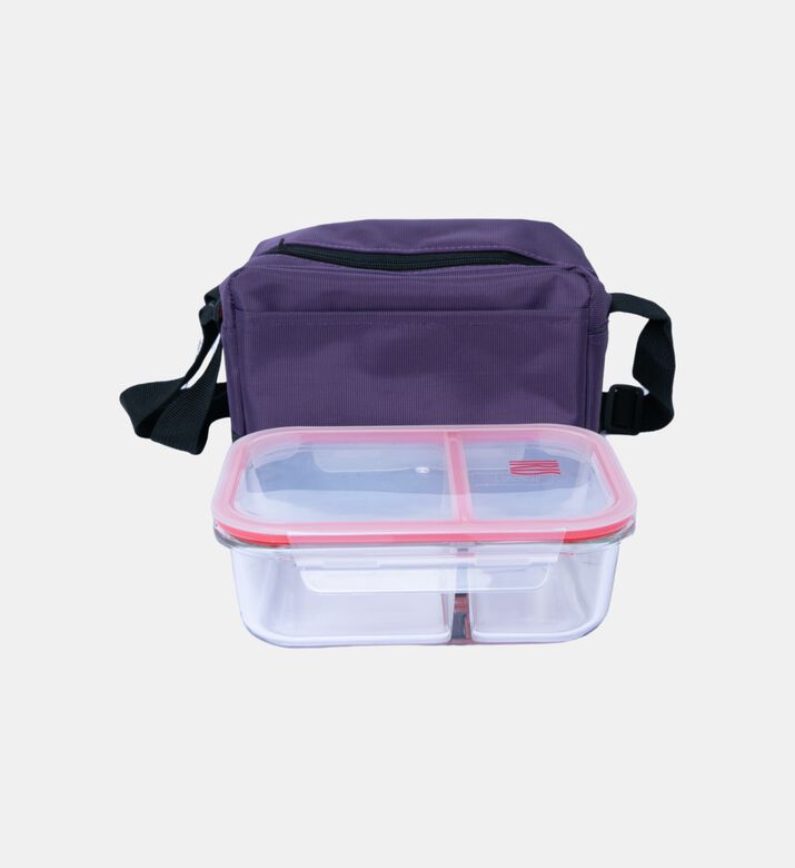 حاوية زجاجية حقيقية لحقيبة الغداء