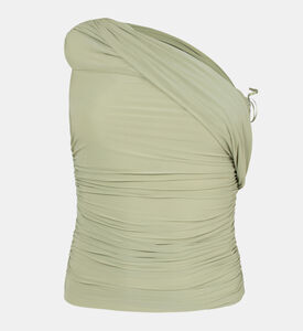 بلوزة رانادا بكتف واحد جيرسيه