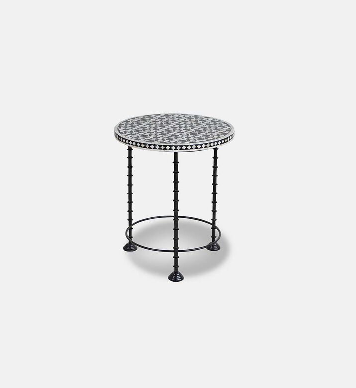 Chess Iron Side Table 45 X 45 X 56 Cm