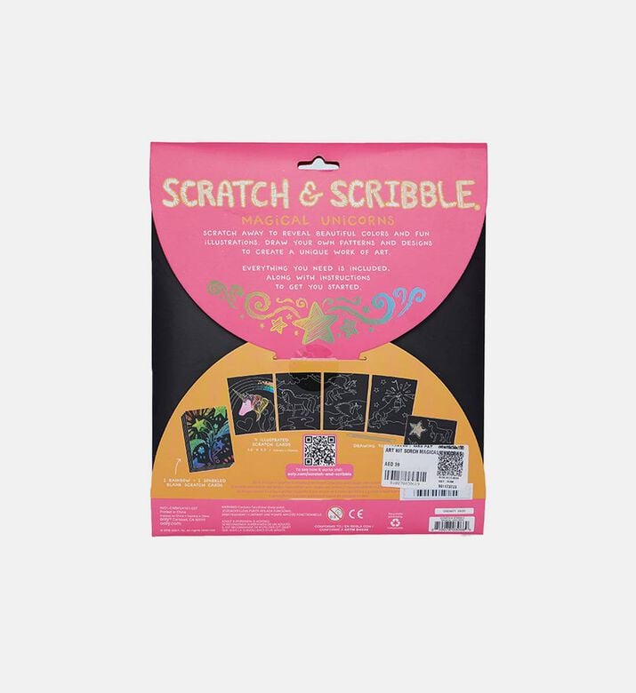 Magical Unicorns Scratch Scribble Art Kit Magical Unicorns Scratch Scribble Art Kit