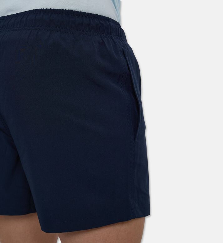 Galeries Lafayette Drawstring Waist Swim Shorts, Blue, S, Model View