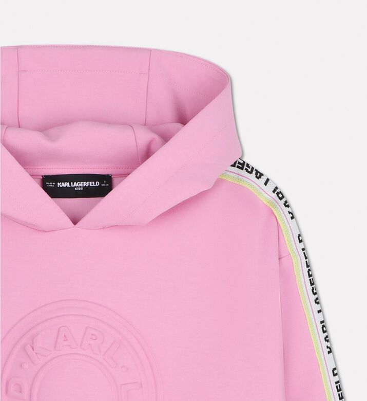 Karl Lagerfeld Logo Tape Hoodie, Packshot View