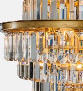Eliza Gold Crystals Chandelier