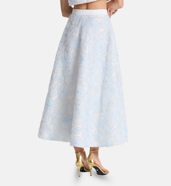 Savanna Skirt, Blue, M, Model View