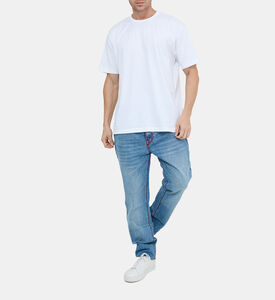 بنطال دنيم مغسول هيريتج