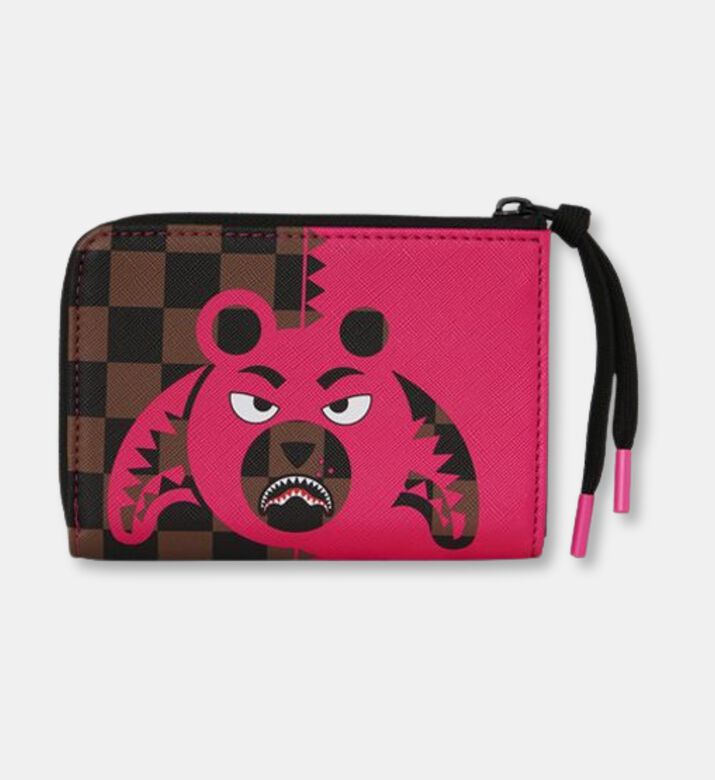 Sprayground Bear-print Zip Fastening Wallet, Packshot View