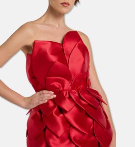 Savanna Dress Leaf, Red, S, Model View