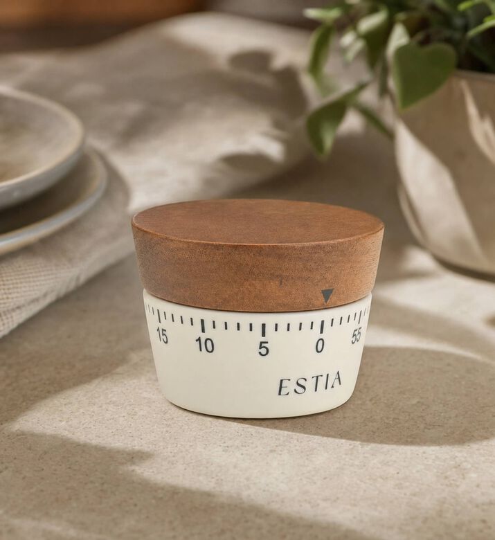 Estia Kitchen Timer Allure Analog 60 Minutes Beige, Model View