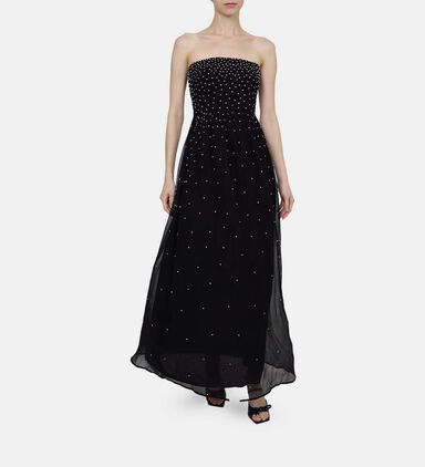 Laura Rhinestone-embellished Maxi Dress