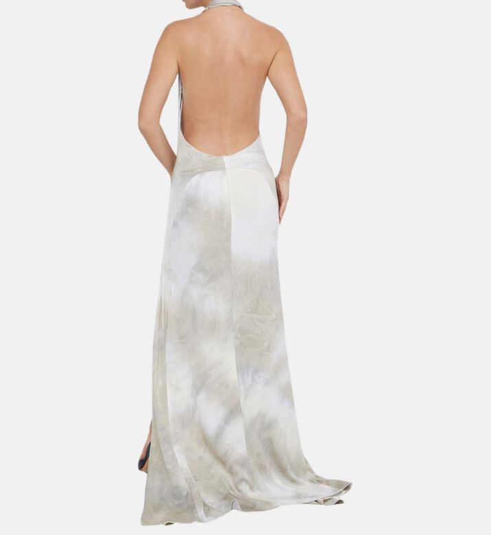 Flower-detail Asymmetric Gown Flower-detail Asymmetric Gown