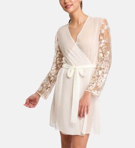 Long-sleeve Floral Detail Cover-up