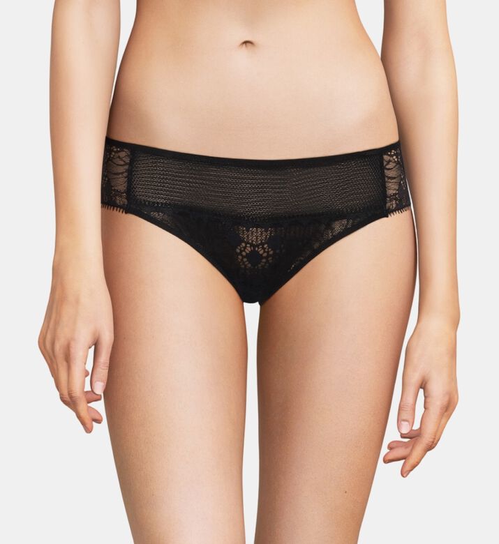 Day-to-night Lace-inlay Briefs