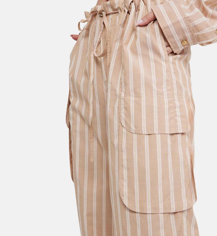 Vietta Striped Silk Blend Pants