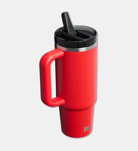 Stanley Insulated Flip-straw Tumbler, Red, 0.89-l, Packshot View