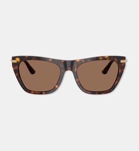 Dolce & Gabbana Square-shaped Gold Metal Acetate Sunglasses, Terracotta, Packshot View