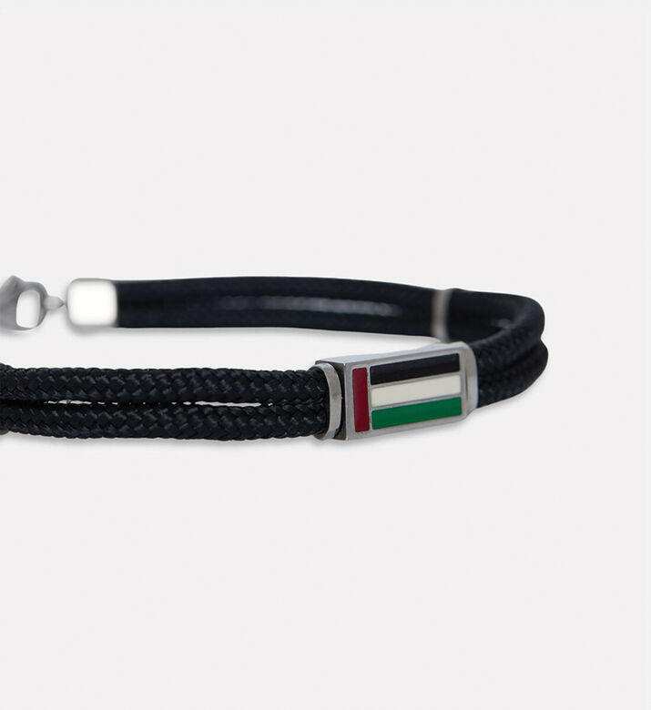 Nomination United Arab Emirates Cord Steel Enamel Bracelet, Packshot View