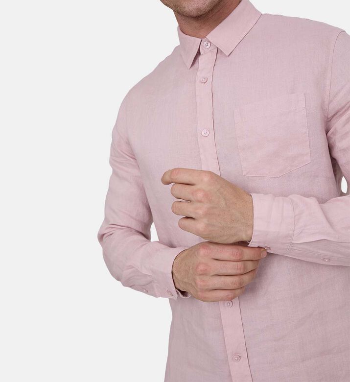 Vince Button-down Long-sleeve Shirt, Model View